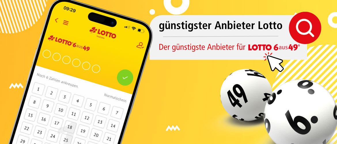 Saartoto Günstigster Lotto 6aus49 Anbieter im Saarland